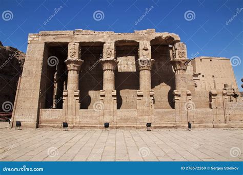 Edfu Temple On The Nile River In Egypt Africa Editorial Stock Image Image Of Civilization