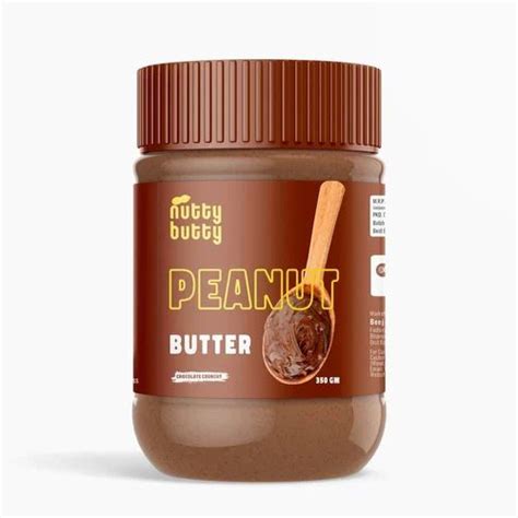 Nutty Butty G Chocolate Crunchy Peanut Butter Packaging Type Jar