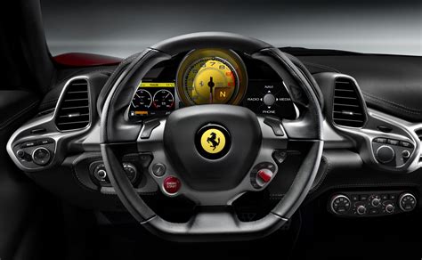 Wallpaper Sports Car Coupe Ferrari Steering Wheel Italia