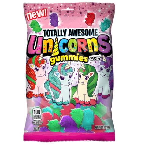 Bala Gelatinosa Unicorns Gummies Candy The Topps Company Eua