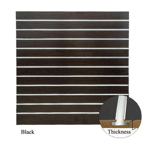 18mm Thickness Slatwall Laminated Mdf Sheet Board Groove Slat Wall