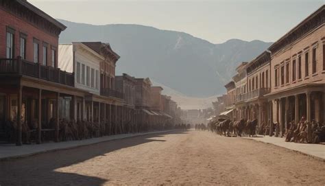 Wild West Town Premium Ai Generated Image