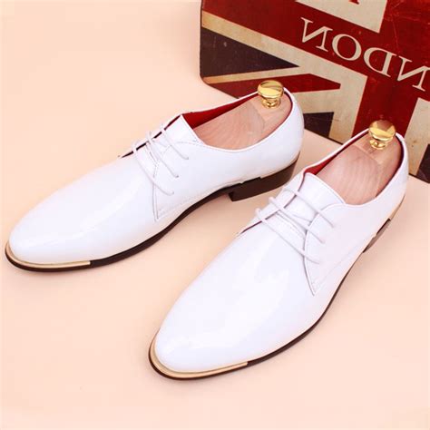 Online Get Cheap Mens White Dress Shoe Alibaba Group Women Oxford Shoes