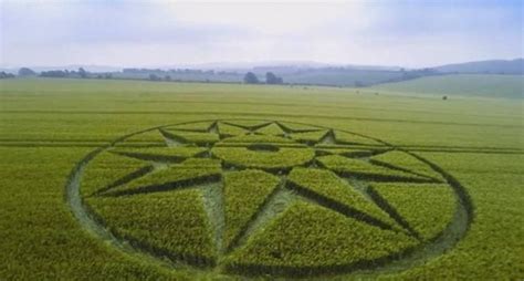 Nowy Piktogram Na Polach Hrabstwa Wiltshire W Wielkiej Brytanii