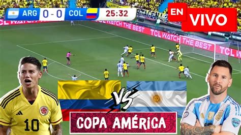 Argentina vs Colombia EN VIVO Final Copa América 2024 YouTube