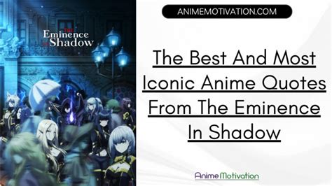 The 17+ Best Iconic Anime Quotes From The Eminence In Shadow (Recommended)