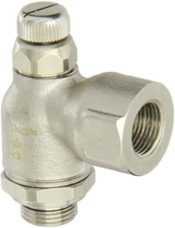 Legris Brass Air Flow Control Valve Degree Elbow Meter