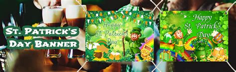 Amazon Large Happy St Patrick S Day Backdrop X Inch Saint