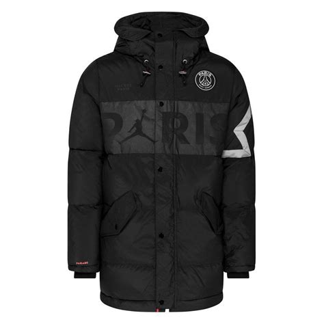 Nike Down Jacket Parka Jordan X Psg Black Limited Edition