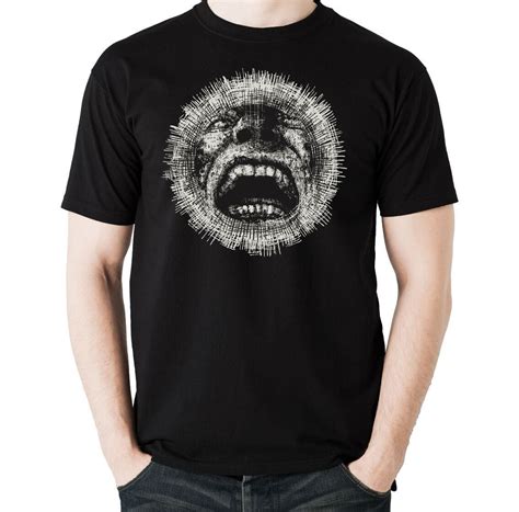 Motard T Shirt Crâne Moto Fou Visage Hommes Style Gothique Ebay