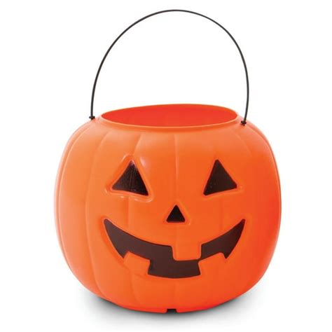 Way To Celebrate Halloween Pumpkin Treat Pail Orange