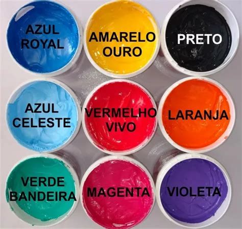 Kg Tinta Hidro Mix Tecido Serigrafia Fremplast V Rias Cores