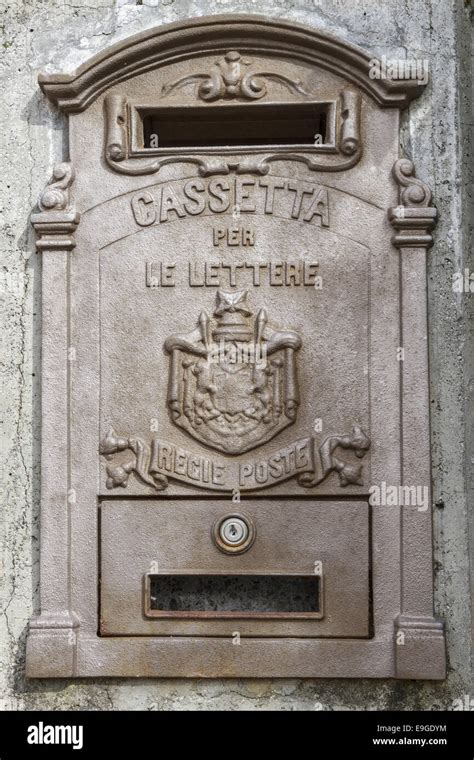 Old Italian Mailbox Stock Photo Alamy
