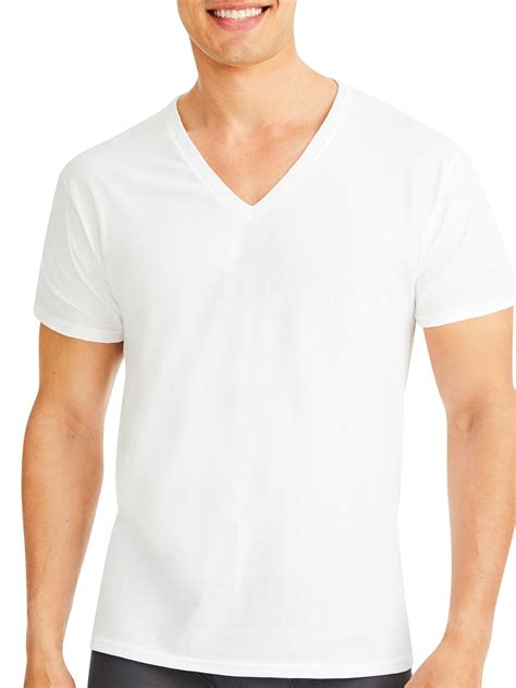 Hanes Hanes SUPER VALUE 10 PACK White V Neck ComfortSoft T Shirts