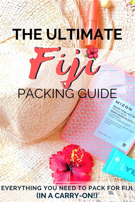 The Ultimate Fiji Packing Guide Everything You Need To Pack For Fiji