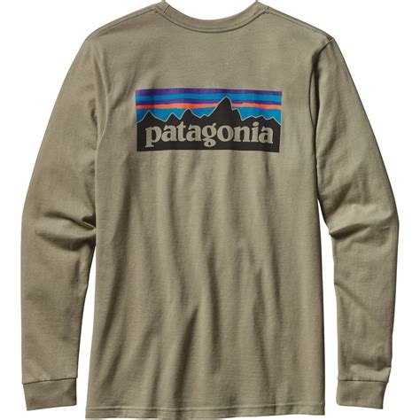 Patagonia P 6 Logo Long Sleeve T Shirt Men S Backcountry