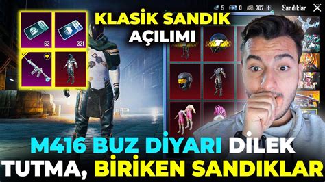 330 Adet Klasİk Sandik AÇilimi Buz Dİyari Dİlek Tutma Sevİyesİ Pubg