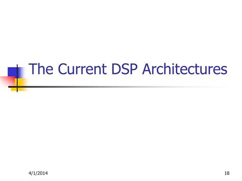 PPT - DSP ARCHITECTURE PowerPoint Presentation, free download - ID:596101