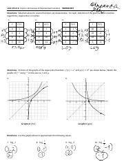 7 2 10 Inverses Of Exponential Functions WORKSHEET Pdf Unit 2 Part 2