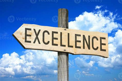 Excellence Wooden Signpost With One Arrow Sky With Clouds In