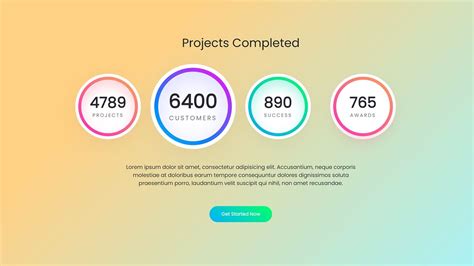 How To Make Animated Counter Up Animation Effect In Html Css Js Free