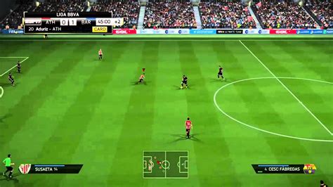 FIFA 14 YR 2 Athletic Bilbao Vs FC Barcelona Match Day 1 YouTube