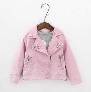 Pink Motorcycle Jacket - Jackets