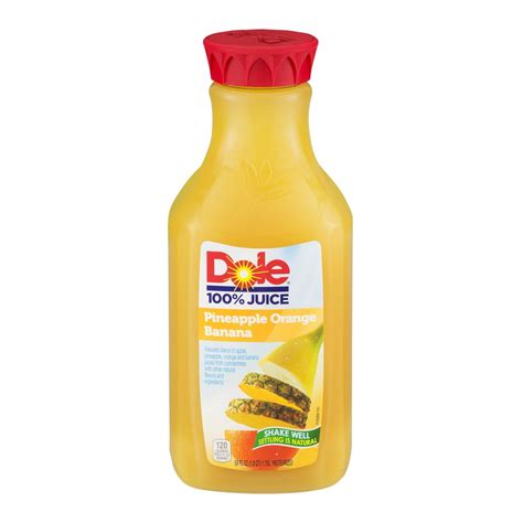 Dole Pineapple Orange Banana 100 Juice 59 Fl Oz Walmart