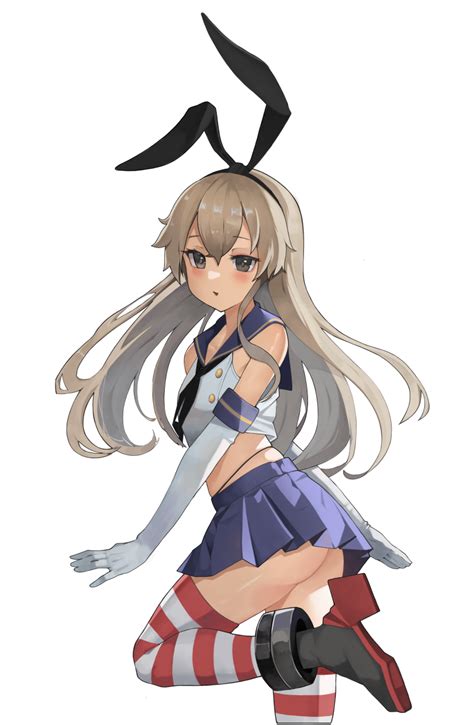 Shimakaze Kantai Collection Anime Fandoms Anime Ero Ass