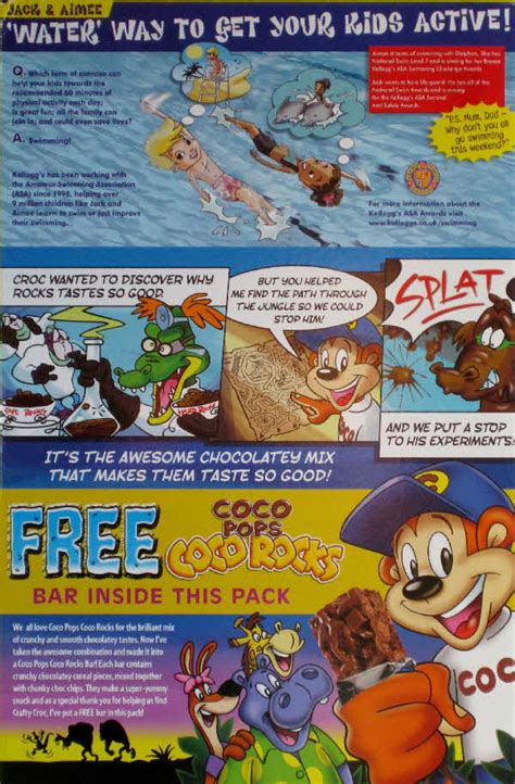 2006 Free Coco Rocks Bar Issued In Kelloggs Coco Pops