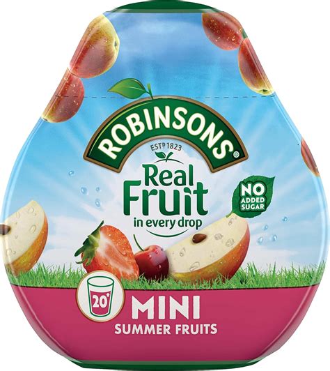 Robinsons Squashd 0 Percent Sugar Real Fruit Squash Summer Fruits