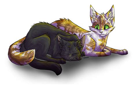 Hollyleaf N Fallen Leaves By Finchwing On Deviantart