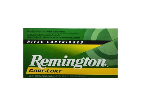 Balas Calibre 303 British Remington Core Lokt SP 180gr Color S C