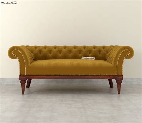 Buy Swanson Seater Sofa Velvet Chestnut Brown At Off Online