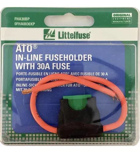 Porta Fusible Automotriz Awg 12 Estándar Atc Ato Littelfuse Meses sin