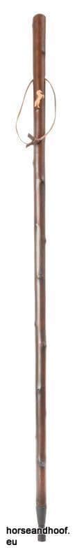 Classic Canes Chestnut Hiking Staff With Horse Carved Motif Horse And