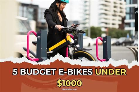5 Budget E-bikes under $1000 - Affordable Ride
