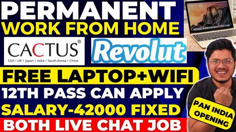 Cactus Live Chat Online Job For Th Pass Work From Home Online Chat