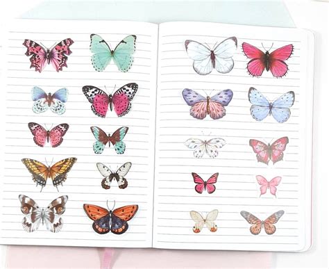 Butterfly Sticker Set Journal Scrapbook Diary Stickers Etsy