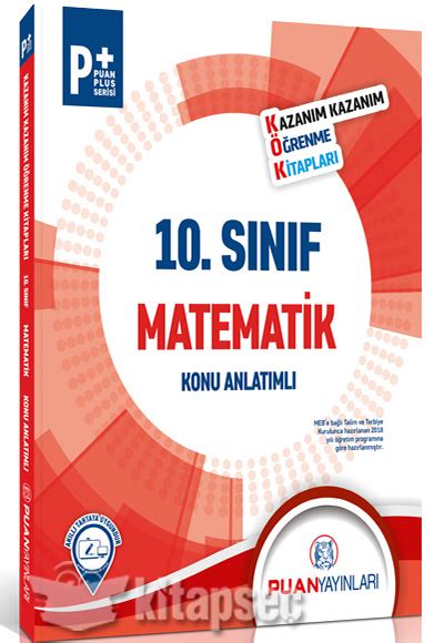 10 Sınıf Matematik Kök Konu Anlatımlı Puan Yayınları 9786052252468