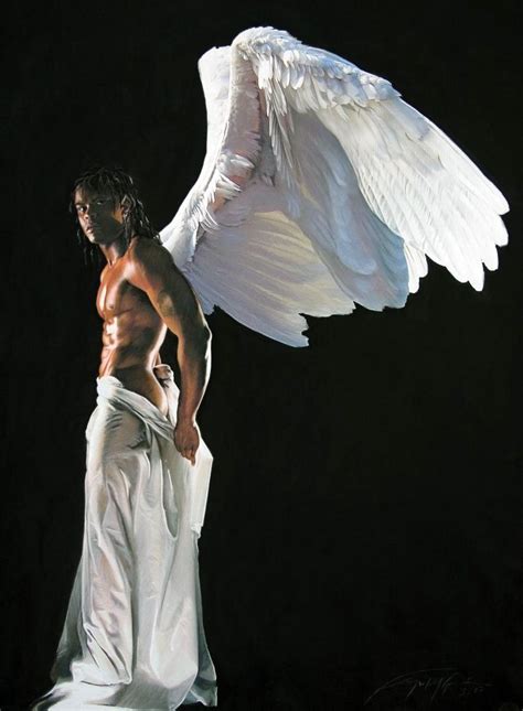 Black Male Angels With Wings