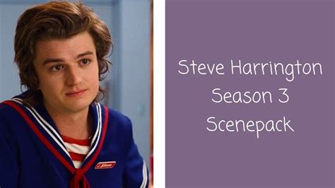 Steve Harrington S3 Scenepack Stranger Things 3 YouTube