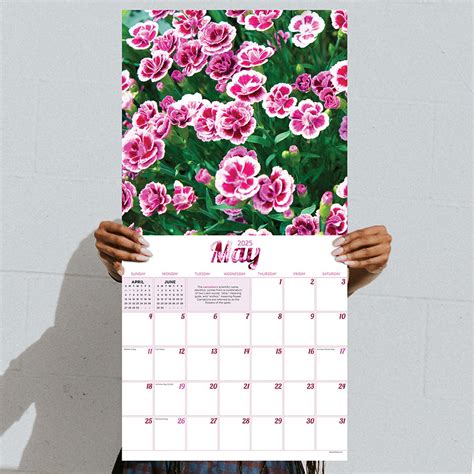 2025 Flowers Wall Calendar Tf Publishing Calendars Planners