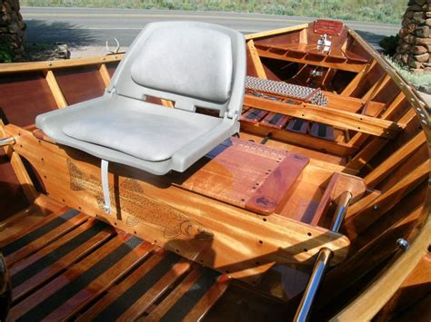 Custom Wood Drift Boats Sapele Mahogany Interior Wooden Boat Plans