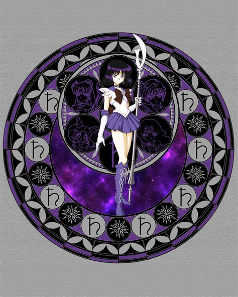 Sailor Saturn Stained Glass By Electra0319 On Deviantart