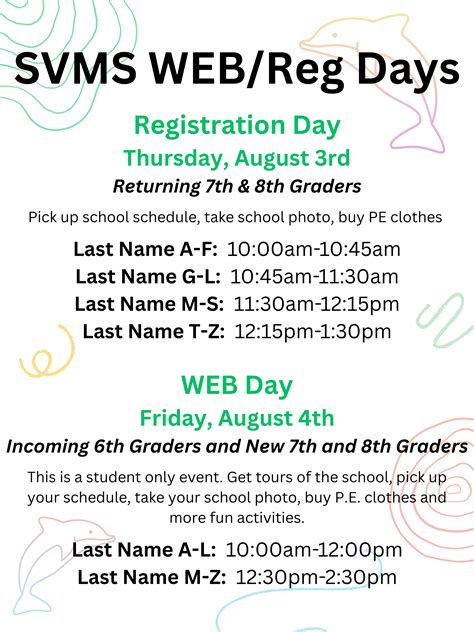 Web And Registration Days Scotts Valley Middle School