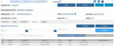 GMAO Commet Para El Mantenimiento Industrial Mantenimiento Preventivo