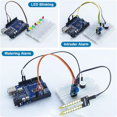 LAFVIN Basic Starter Kit With R3 CH340 Breadboard Compatible With