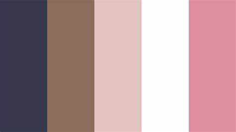 Bright Gray Beaver Cavern Pink Amour Petite Orchid Color Scheme