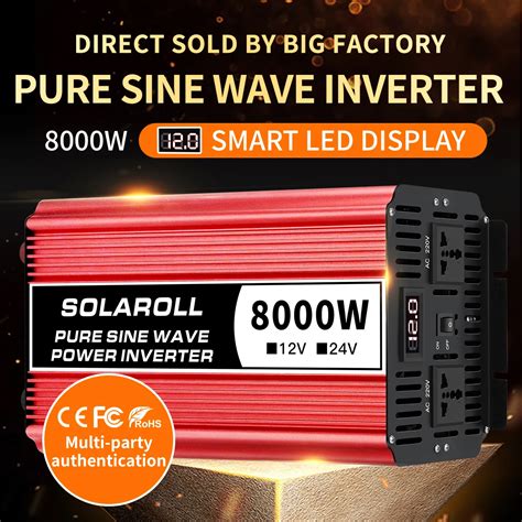 Inverter Car DC12V 24V To AC 220V 50HZ 60HZ 3000W 4000W 5000W 6000W